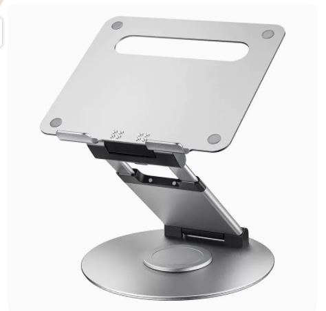 Notebook Bracket Laptop Bracket Aluminum Alloy Desktop Adjustable Base 360-degree Rotation - Image 10