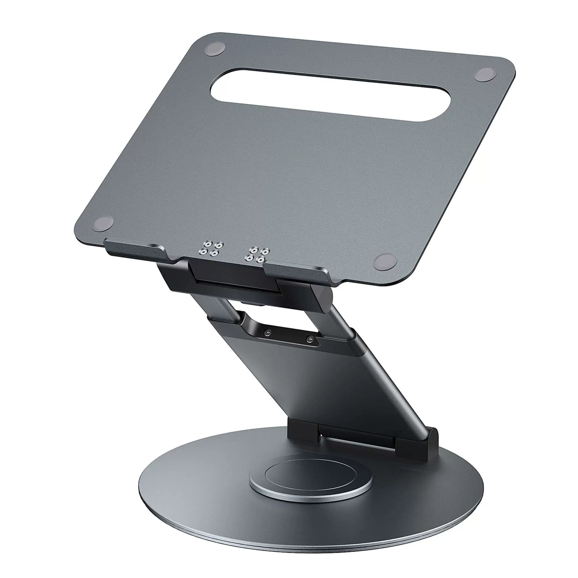 Notebook Bracket Laptop Bracket Aluminum Alloy Desktop Adjustable Base 360-degree Rotation - Image 3
